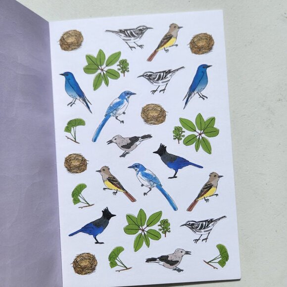 Nature Anatomy Sticker Book Julia Rothman 750 Stickers birds, feathers, wildflow - Picture 10 of 15